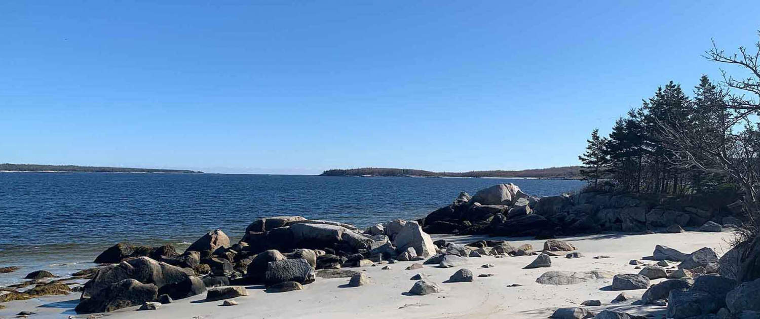 Strand in Port Mouton, Nova Scotia