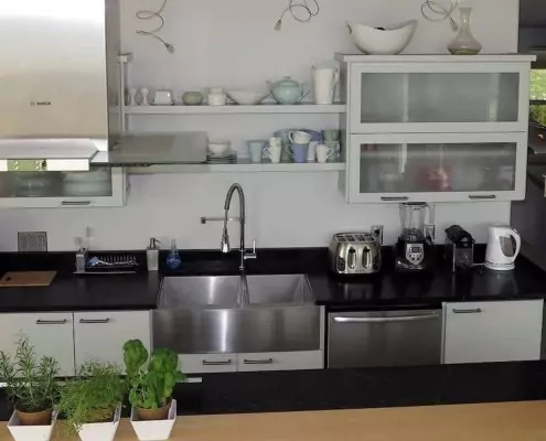 Eine Küche, die zum Kochen einlädt Eine Küche, die zum Kochen einlädt
